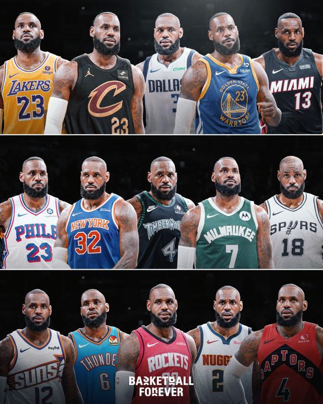 开云体育-真正的巡演?网友提议詹姆斯下赛季依次签约30队